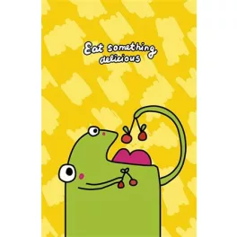   Jegyzetfüzet, A6, kockás, 80 lap, SHKOLYARYK "Love Monster", vegyes