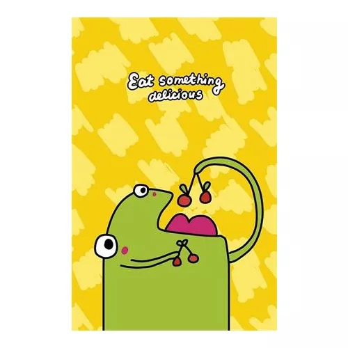 Jegyzetfüzet, A6, kockás, 80 lap, SHKOLYARYK "Love Monster", vegyes