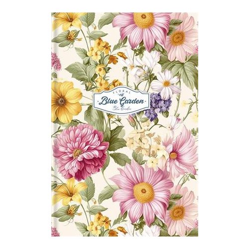 Jegyzetfüzet, A6, kockás, 80 lap, SHKOLYARYK "Blue Garden"