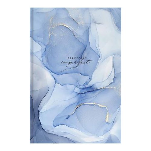 Jegyzetfüzet, B5, vonalas, 80 lap, keményfedeles, SHKOLYARYK "Imperfectly perfect", kék