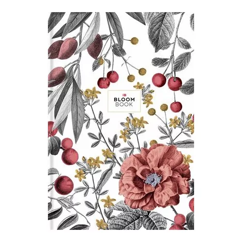 Jegyzetfüzet, B5, vonalas, 80 lap, SHKOLYARYK "Bloom Book", vegyes