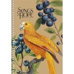 Spirálfüzet, A5, sima, 96 lap, SHKOLYARYK "Songs of Hope", vegyes