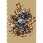 Spirálfüzet, A5, kockás, 96 lap, SHKOLYARYK "Racing Competition", vegyes