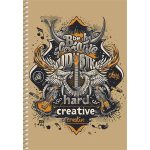 Spirálfüzet, A5, sima, 96 lap, SHKOLYARYK "Racing Competition", vegyes