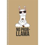 Spirálfüzet, A5, sima, 96 lap, SHKOLYARYK, állatok, vegyes