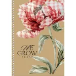 Spirálfüzet, A5, sima, 96 lap, SHKOLYARYK "We Grow", vegyes