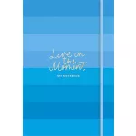 Jegyzetfüzet, A5, vonalas, sima, pontrácsos, 96 lap, keményfedeles, SHKOLYARYK "Live in the moment", vegyes minta