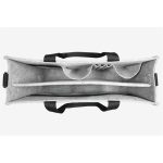 Irodai válltáska, vállpánttal, L méret, 50x28x15 cm, SIGEL "Classic", világosszürke