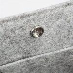 Irodai válltáska, M méret, 36x28x15 cm, SIGEL "Basic", világosszürke