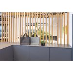 Irodai válltáska, M méret, 36x28x15 cm, SIGEL "Basic", világosszürke