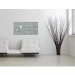 Mágneses üvegtábla,  46x91 cm, SIGEL "Artverum® ", beton mintázat