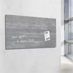 Mágneses üvegtábla,  46x91 cm, SIGEL "Artverum® ", beton mintázat