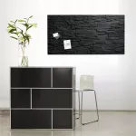 Mágneses üvegtábla,  46x91 cm, SIGEL "Artverum® ", pala mintázat