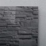 Mágneses üvegtábla,  46x91 cm, SIGEL "Artverum® ", pala mintázat