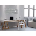 Mágneses üvegtábla, 130x55 cm, SIGEL "Artverum® ", beton mintázat