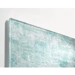 Mágneses üvegtábla, 91x46x1,5 cm, SIGEL "Artverum® ", türkizkék fal mintázat, matt
