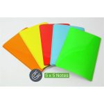 Mágneses jegyzetlap csomag, 10x15 cm, 25 db, SIGEL, vegyes színek