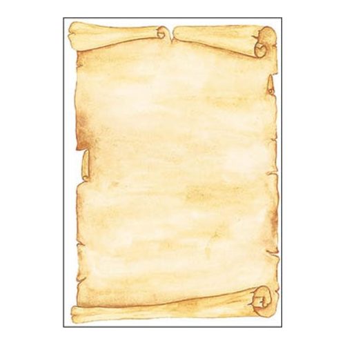 Előnyomott papír, A4, 90 g, SIGEL "Oklevél Pergamen"