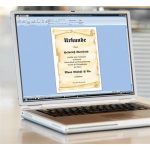 Előnyomott papír, A4, 90 g, SIGEL "Oklevél Pergamen"