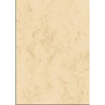 Előnyomott papír, kétoldalas, A4, 200 g, SIGEL, bézs, márványos