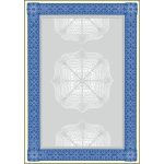 Előnyomott papír, A4, 185 g, SIGEL "Oklevél", kék