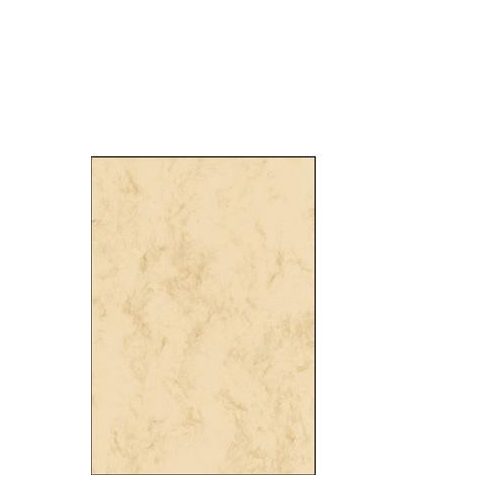 Előnyomott papír, kétoldalas, A5, 90 g, SIGEL, bézs, márványos