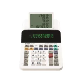   Számológép, segédkijelzős asztali, 12 számjegy, SHARP "EL-1501"