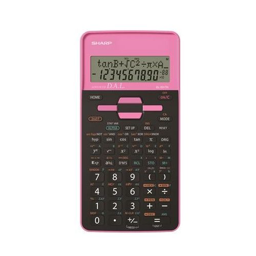 Számológép, tudományos, 273 funkció, SHARP "EL-531", pink