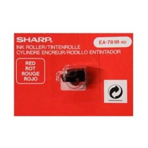 Festékhenger számológépekhez EL-1801E/C, EL2195L, EL-2901E/C típusokhoz, SHARP, piros
