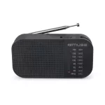 Rádió, hordozható, MUSE, "M-025R", fekete