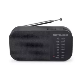 Rádió, hordozható, MUSE, "M-025R", fekete