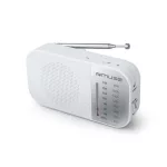 Rádió, hordozható, MUSE, "M-025RW", fehér