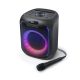 Hangszóró, Bluetooth, mikrofonnal, LED fényekkel, 150W, MUSE "M-1803DJ", fekete