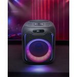 Hangszóró, Bluetooth, mikrofonnal, LED fényekkel, 150W, MUSE "M-1803DJ", fekete