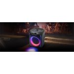 Hangszóró, Bluetooth, mikrofonnal, LED fényekkel, 150W, MUSE "M-1803DJ", fekete