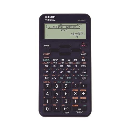 Számológép, tudományos, 420 funkció, SHARP "EL-W531TL", kék
