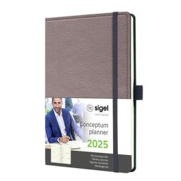   Naptár, A5, heti, 2025, kemény borító, SIGEL "Conceptum"