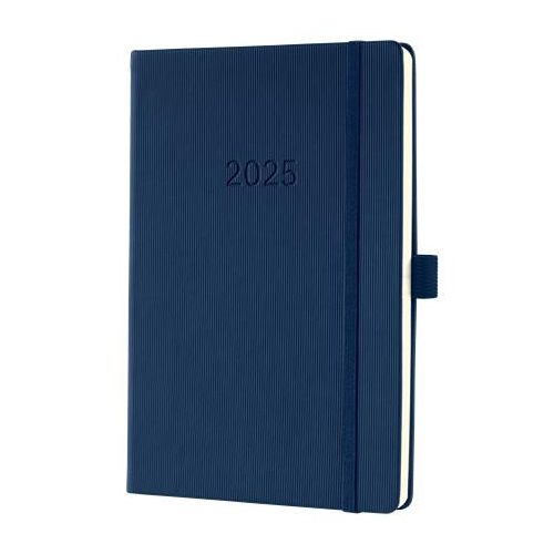 Naptár, A5, heti, 2025, kemény borító, SIGEL "Conceptum", éjkék