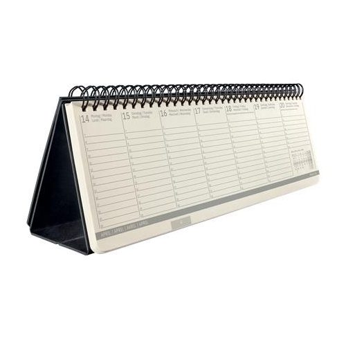 Naptár, asztali, álló, 2025, 300x143x18 mm, SIGEL "Conceptum", fekete