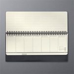 Naptár, asztali, álló, 2025, 300x143x18 mm, SIGEL "Conceptum", fekete