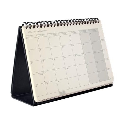 Naptár, asztali, álló, 2025, 213x220x18 mm, SIGEL "Conceptum", fekete