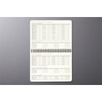 Naptár, asztali, álló, 2026, 213x220x18 mm, SIGEL "Conceptum", fekete