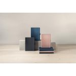 Jegyzetfüzet, exkluzív, A5, vonalas, 97 lap, keményfedeles, SIGEL "Conceptum", szürke metál