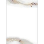 Előnyomott papír, kétoldalas, A4, 90 g, SIGEL, arany pöttyözés