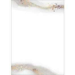   Előnyomott papír, kétoldalas, A4, 90 g, SIGEL, arany pöttyözés