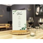 Előnyomott papír, kétoldalas, A5, 90 g. SIGEL "Eucalyptus"