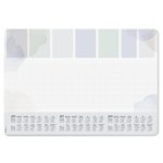 Könyökalátét, 595x410 mm, 3 éves és heti tervezővel, SIGEL "Pastel"