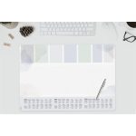 Könyökalátét, 595x410 mm, 3 éves és heti tervezővel, SIGEL "Pastel"