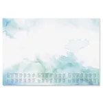 Könyökalátét, 595x410 mm, 3 éves és heti tervezővel, SIGEL "Watercolor Sea"