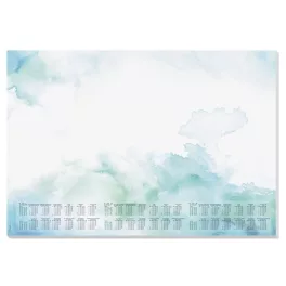   Könyökalátét, 595x410 mm, 3 éves és heti tervezővel, SIGEL "Watercolor Sea"